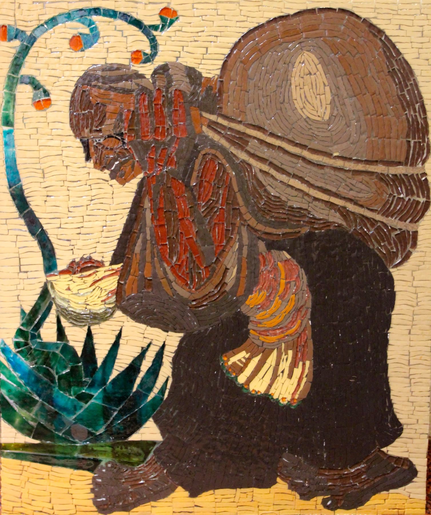 Registro de la muestra Guerrero por Guerrero en la Casa de la Cultura Ecuatoriana, en Quito.