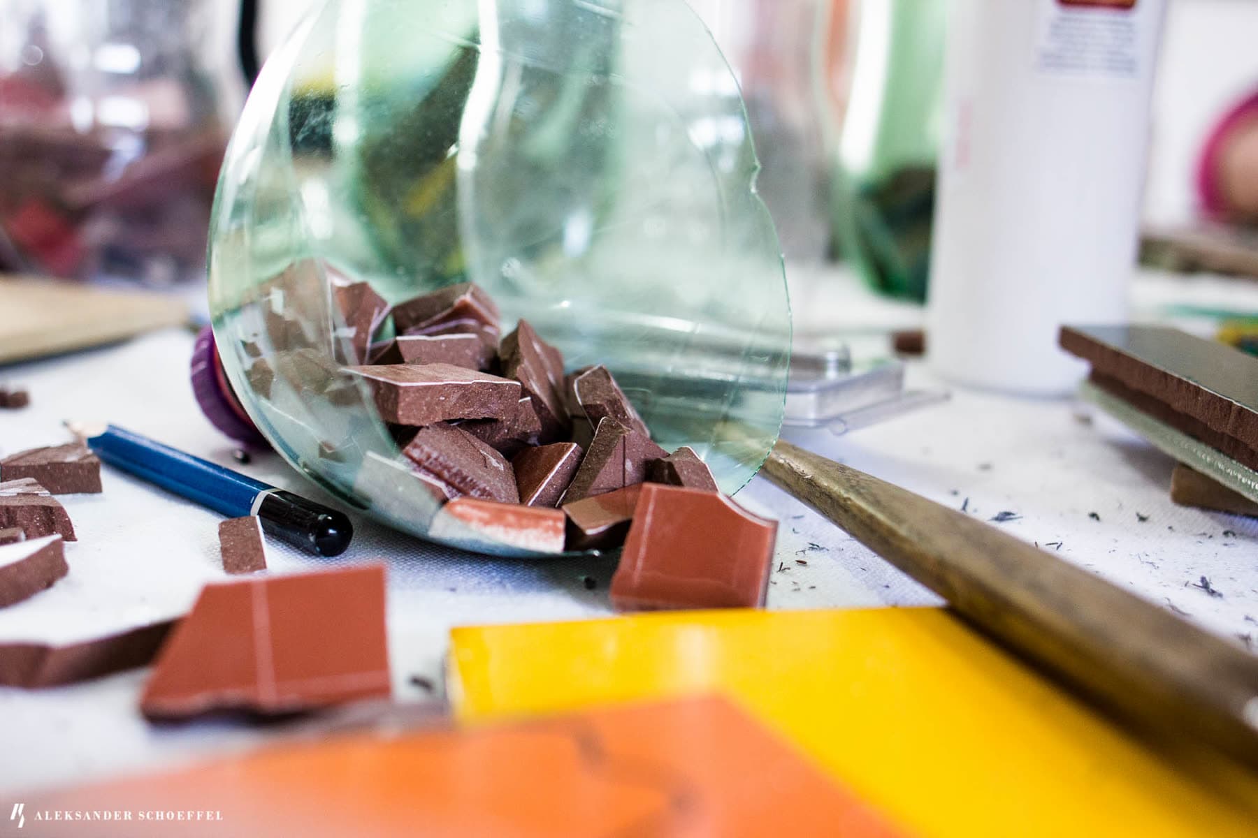 Panel en mosaico vinculado al proyecto Pré-Sal e Mosaico na Praça.